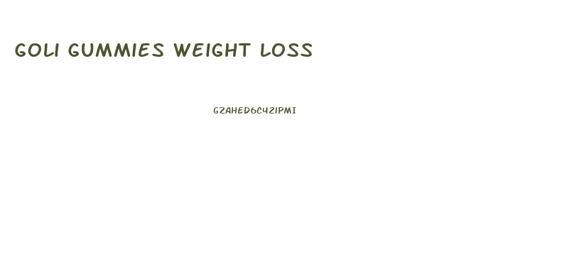 Goli Gummies Weight Loss