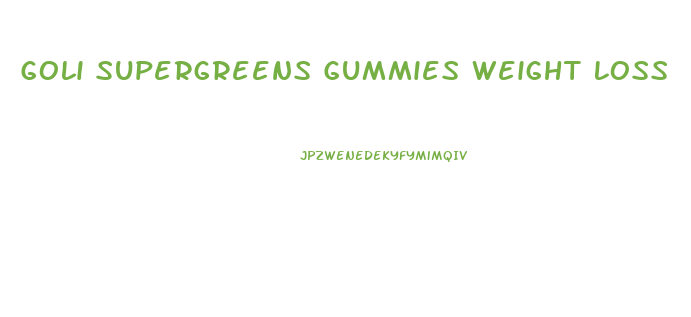 Goli Supergreens Gummies Weight Loss