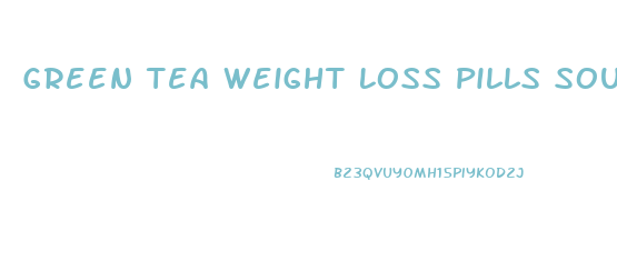 Green Tea Weight Loss Pills South Africa