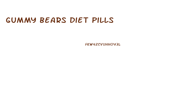 Gummy Bears Diet Pills