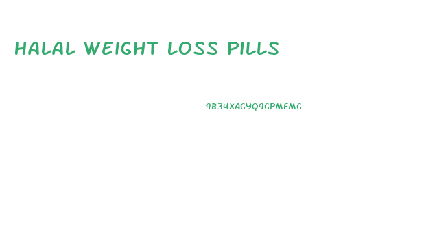 Halal Weight Loss Pills