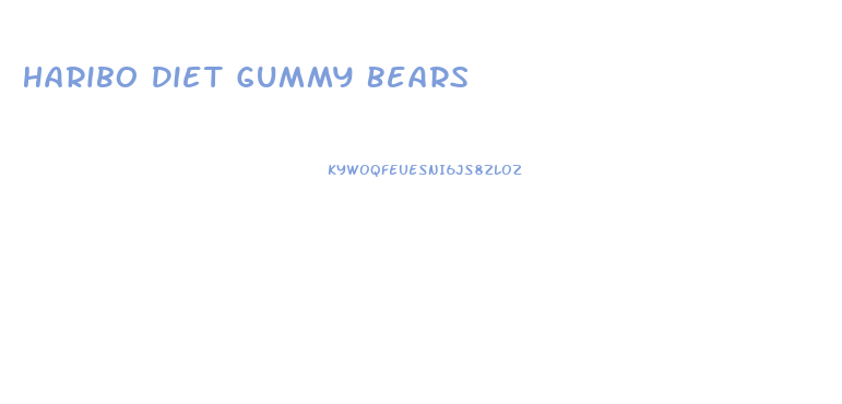 Haribo Diet Gummy Bears