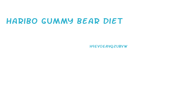 Haribo Gummy Bear Diet