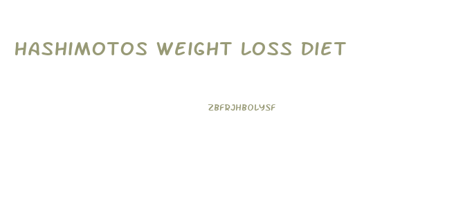 Hashimotos Weight Loss Diet