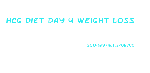 Hcg Diet Day 4 Weight Loss