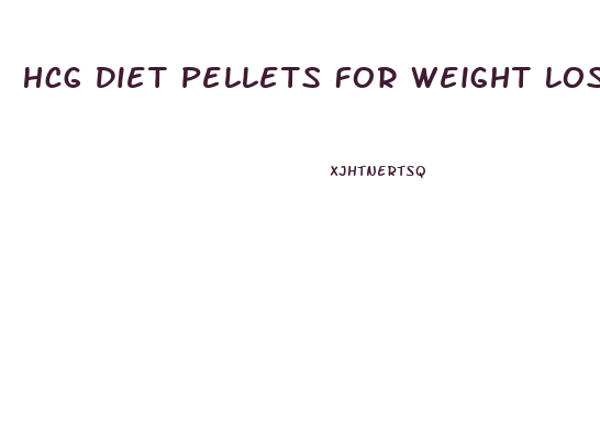 Hcg Diet Pellets For Weight Loss