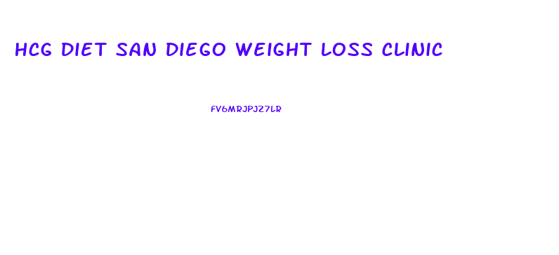 Hcg Diet San Diego Weight Loss Clinic