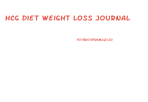 Hcg Diet Weight Loss Journal