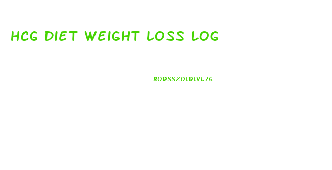 Hcg Diet Weight Loss Log