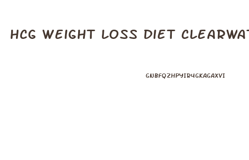 Hcg Weight Loss Diet Clearwater