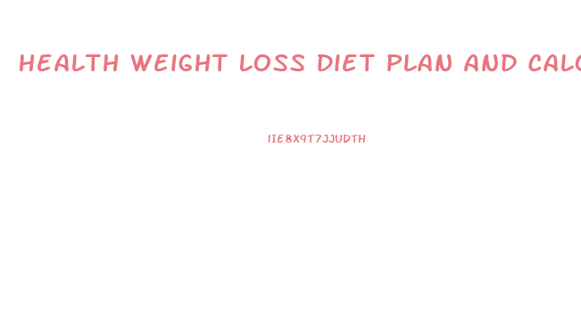 Health Weight Loss Diet Plan And Calorie Counter App