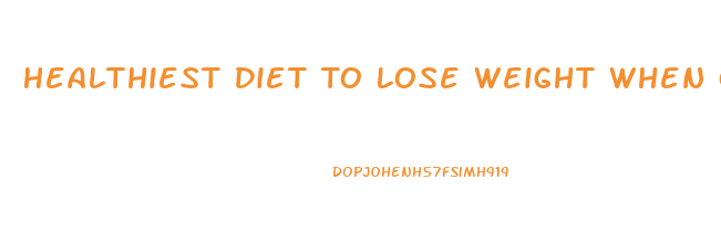 Healthiest Diet To Lose Weight When Obese