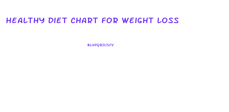 Healthy Diet Chart For Weight Loss