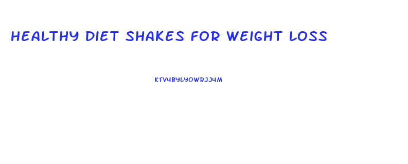 Healthy Diet Shakes For Weight Loss