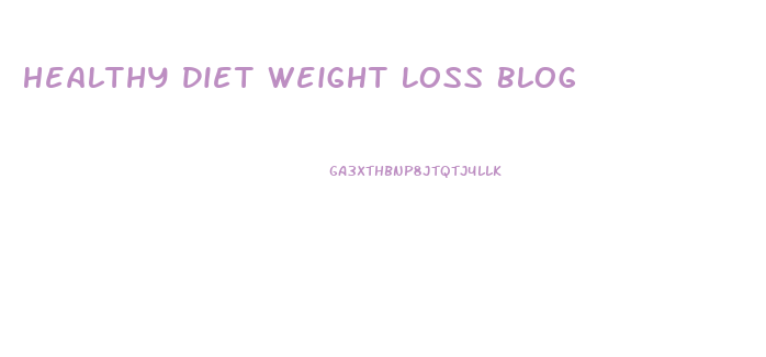 Healthy Diet Weight Loss Blog