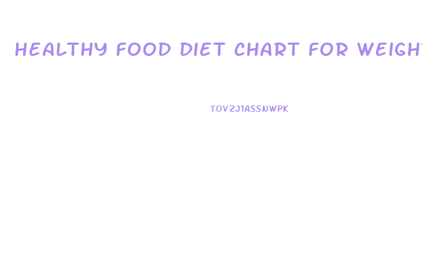 Healthy Food Diet Chart For Weight Loss
