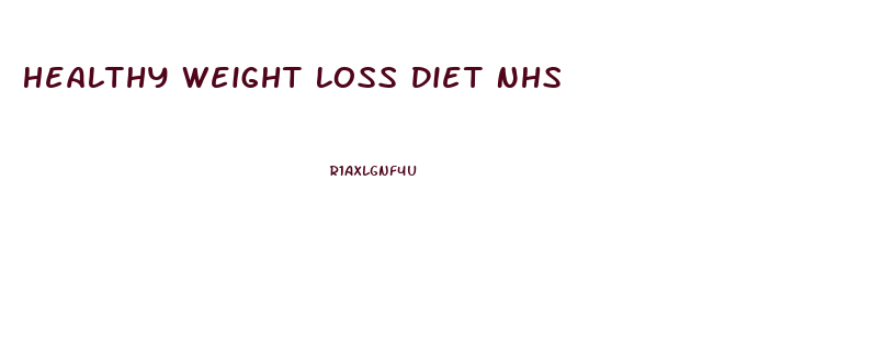 Healthy Weight Loss Diet Nhs