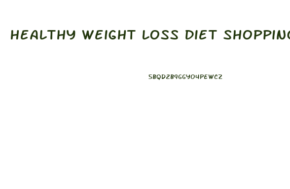 Healthy Weight Loss Diet Shopping List