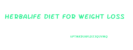 Herbalife Diet For Weight Loss