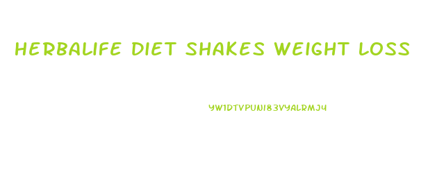 Herbalife Diet Shakes Weight Loss