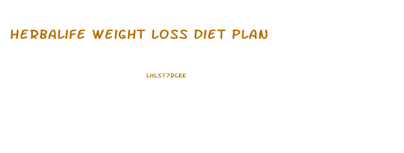 Herbalife Weight Loss Diet Plan