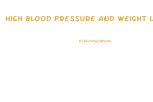 High Blood Pressure And Weight Loss Diet Programs