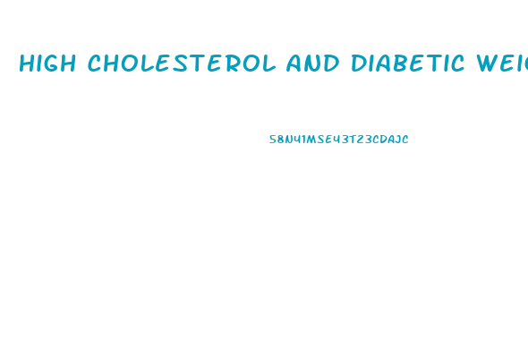 High Cholesterol And Diabetic Weight Loss Diet