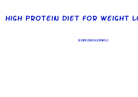 High Protein Diet For Weight Loss Surgery