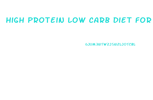 High Protein Low Carb Diet For Diabetics Weight Loss