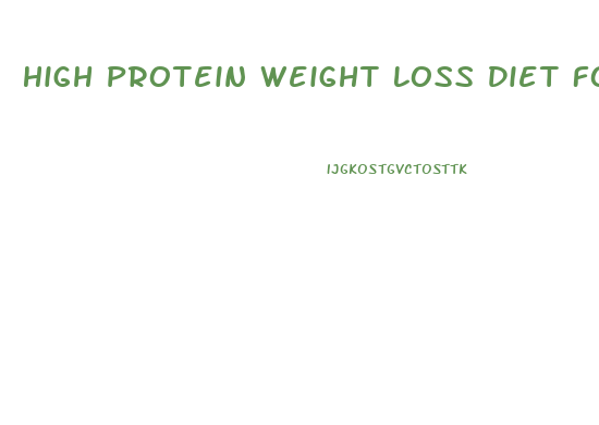 High Protein Weight Loss Diet For Vegetarians