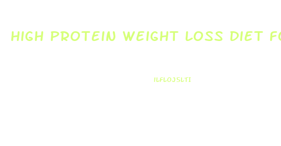 High Protein Weight Loss Diet For Vegetarians