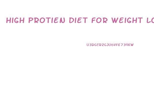 High Protien Diet For Weight Loss