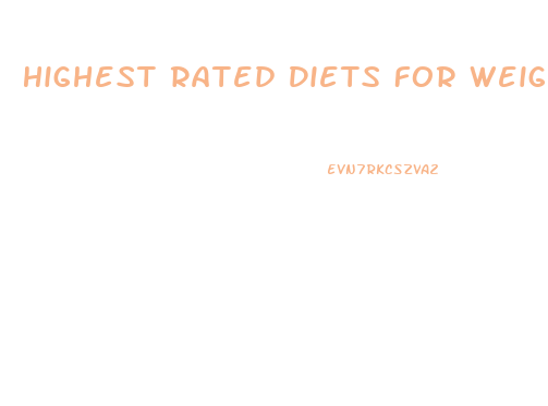 Highest Rated Diets For Weight Loss