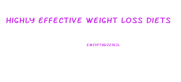 Highly Effective Weight Loss Diets