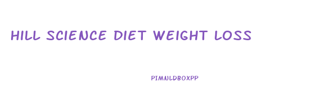 Hill Science Diet Weight Loss