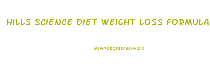 Hills Science Diet Weight Loss Formula