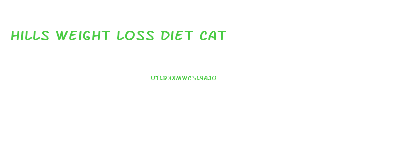 Hills Weight Loss Diet Cat