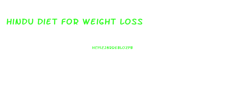 Hindu Diet For Weight Loss