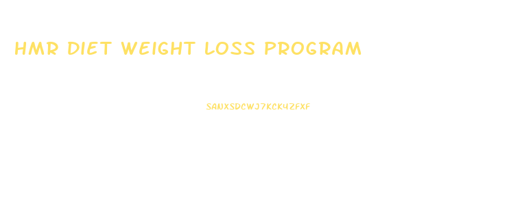 Hmr Diet Weight Loss Program