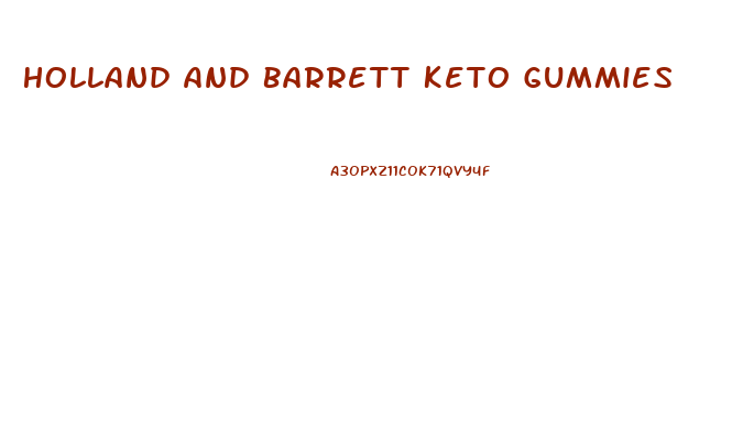 Holland And Barrett Keto Gummies