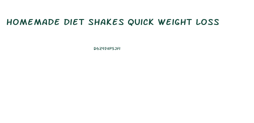 Homemade Diet Shakes Quick Weight Loss