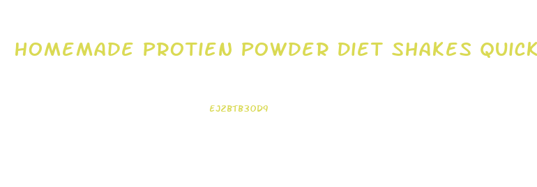 Homemade Protien Powder Diet Shakes Quick Weight Loss