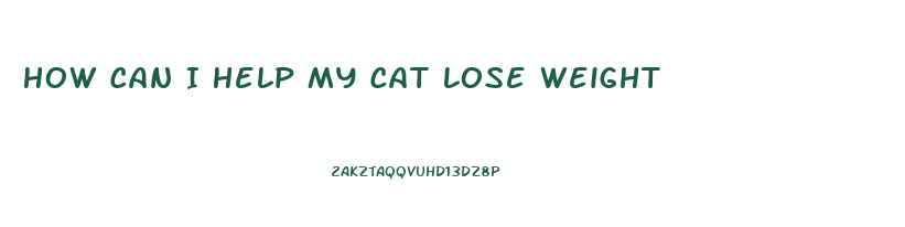 How Can I Help My Cat Lose Weight