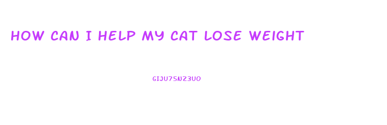How Can I Help My Cat Lose Weight