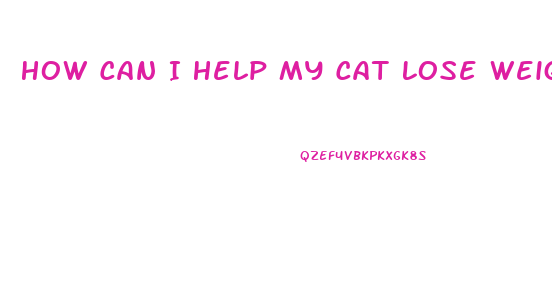 How Can I Help My Cat Lose Weight