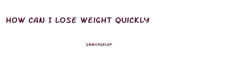 How Can I Lose Weight Quickly