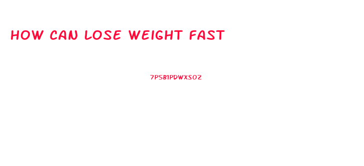 How Can Lose Weight Fast