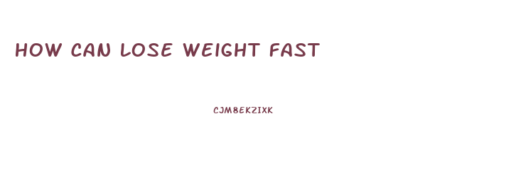 How Can Lose Weight Fast