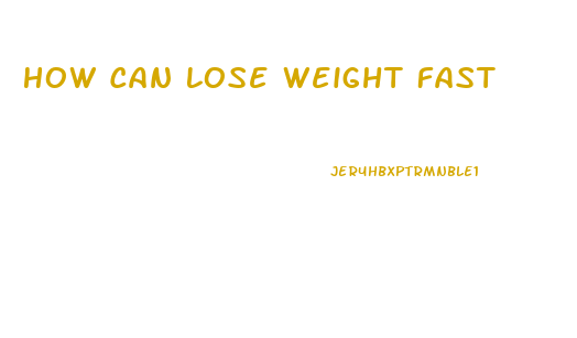 How Can Lose Weight Fast